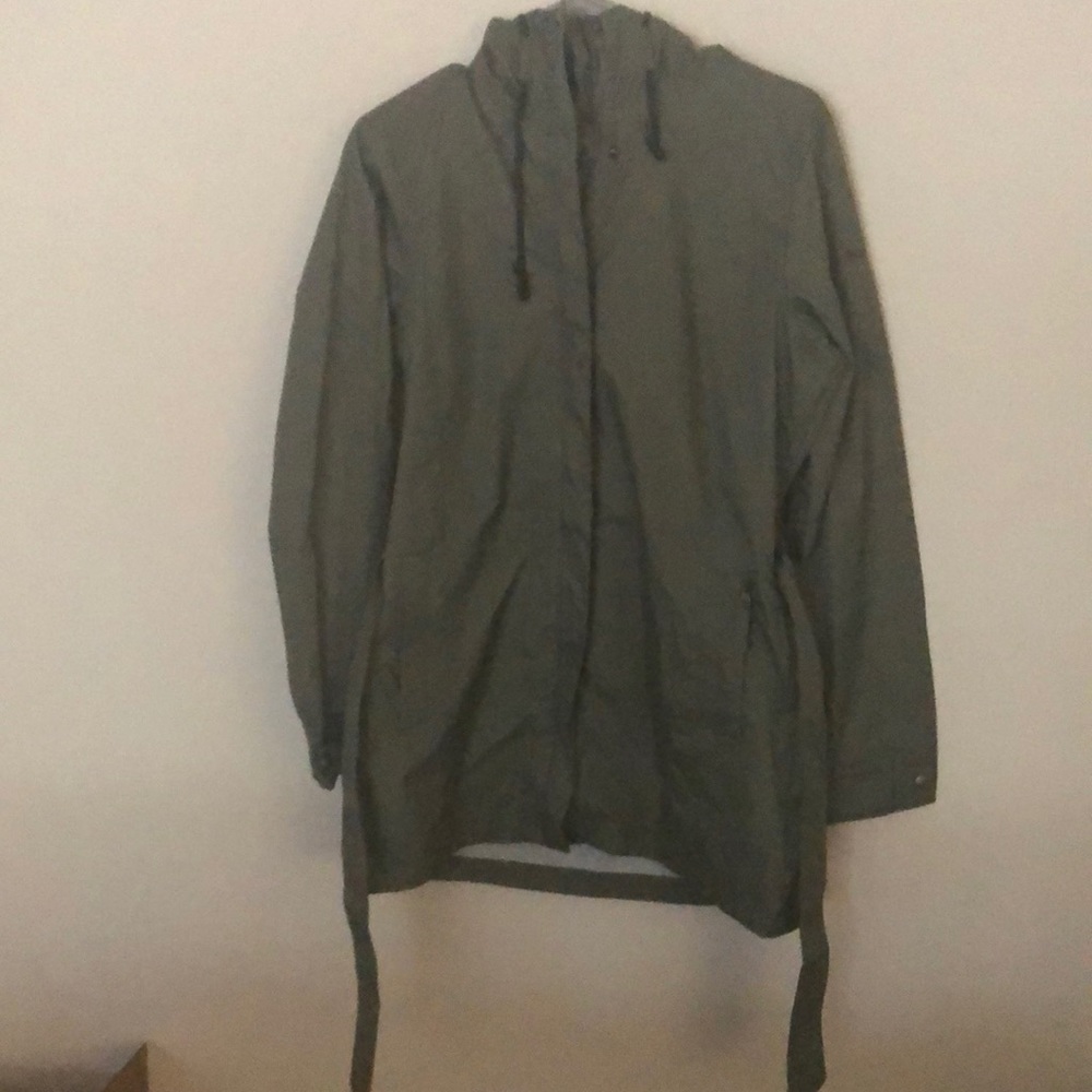 Columbia long rain jacket